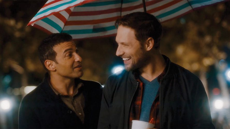 Pictured: Haaz Sleiman (left), Michael Cassidy (right) from BREAKING FAST by Mike Mosallam